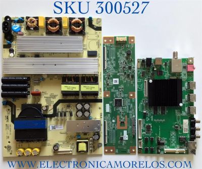 KIT DE TARJETAS PARA TV ONN·ROKU TV 4K UHD SMART TV (70) / NUMERO DE PARTE MAIN MS16010-ZC01-01 / 515C16010M08 / 2E01413C0 / T-CON RUNTK0529FVZA / 1P-1207C00-40SA / FUENTE TV7001-ZC02-01 / E021M509-A2 / 303C700106D / PANEL  JE695R3HB9L / 100012588